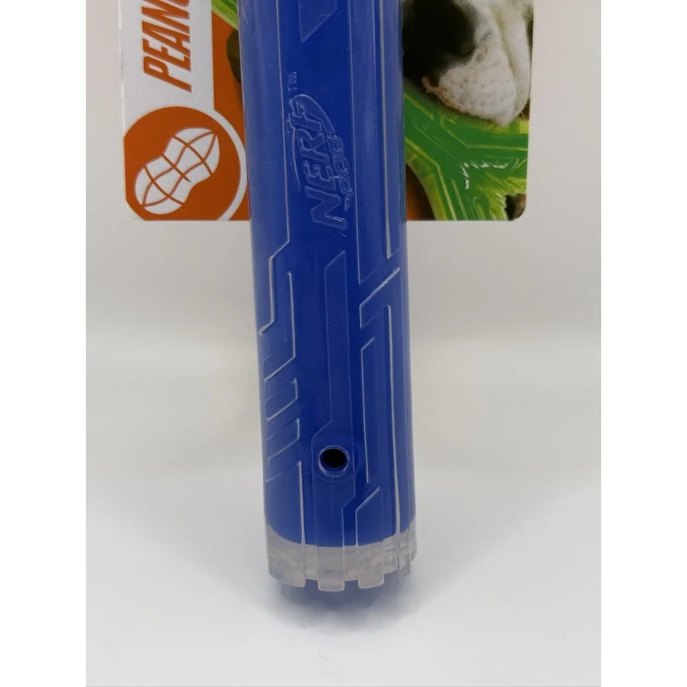 Nerf Dog Super Scent NF-7133 Dental Chew Peanut Butter 10 Inch Dog Toy